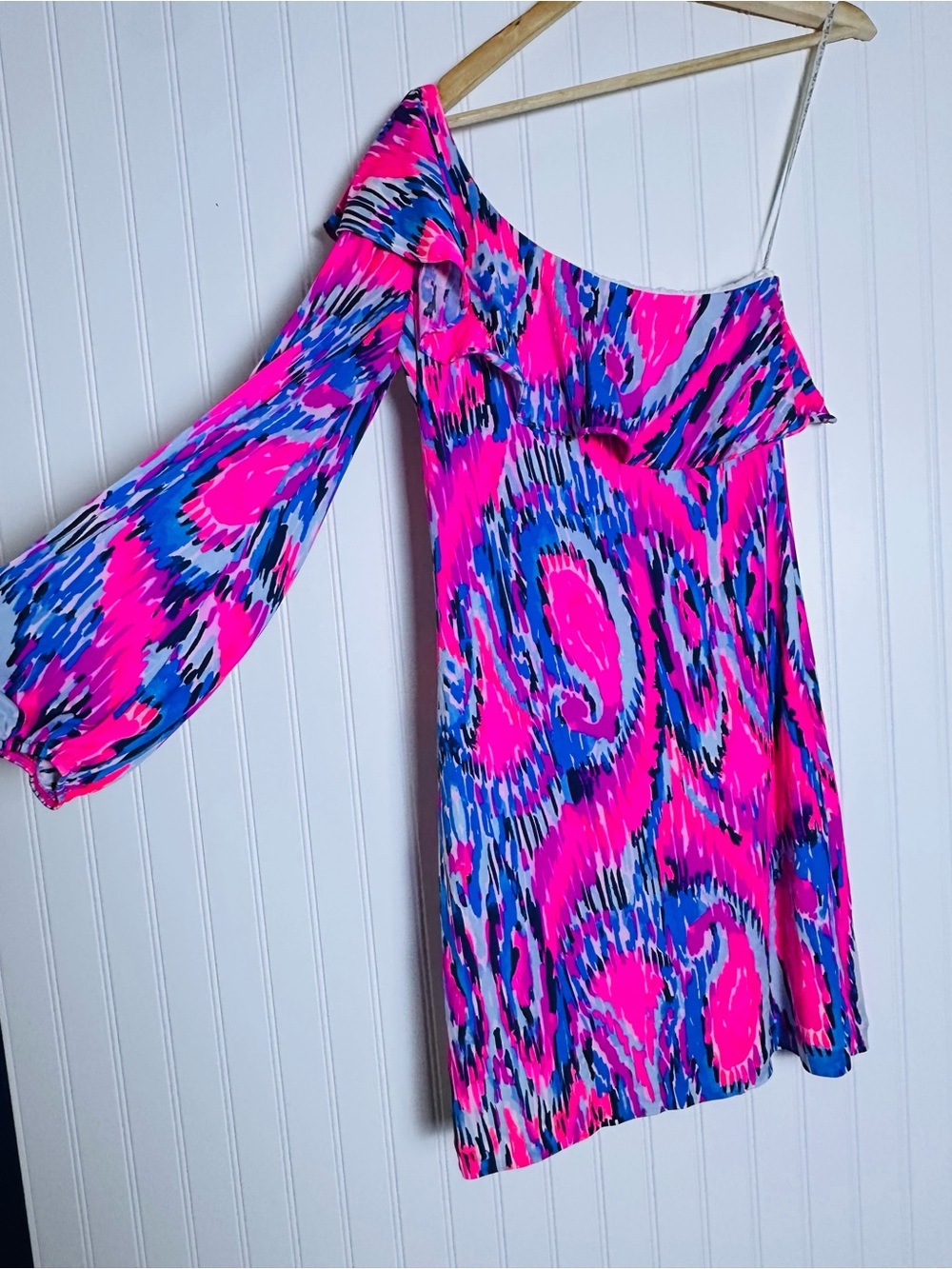 Lilly Pulitzer Amante Silk Jersey Dress S Free Spirit - Picture 4 of 7